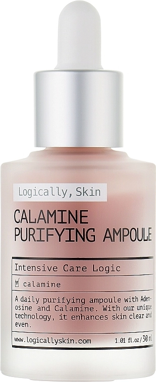 Logically, Skin Ампульна сироватка з каламіном Calamine Purifying Ampoule - фото N1