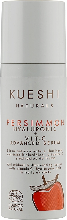 Kueshi Сироватка для обличчя з гіалуроновою кислотою й вітаміном С Naturals Persimmon Hilauronic + Vit-C Advanced Serum - фото N1