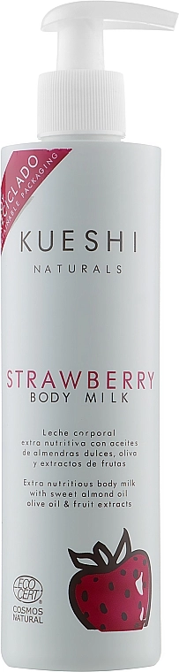 Kueshi Молочко для тела "Клубника" Naturals Strawberry Body Milk - фото N1