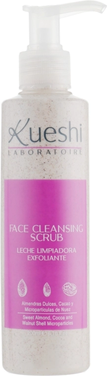 Kueshi Молочко-скраб для обличчя, антивікове Silk Cleansing Scrub Leche Facial Exfoliante - фото N1