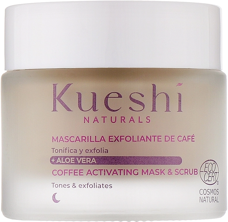 Kueshi Маска-скраб для обличчя активована кавова Naturals Coffee Activating Mask & Scrub - фото N1