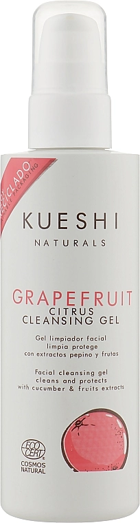Kueshi Гель для умывания лица с грейпфрутом Naturals Grapefruit Citrus Cleansing Gel - фото N1