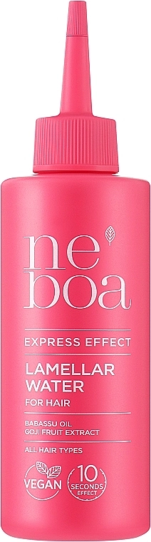 Neboa Водна сироватка для миттєвого відновлення, розгладжування та блиску волосся Express Effect Lamellar Water - фото N1