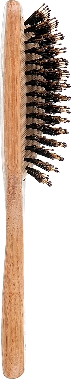 Krago Расческа для волос с натурального дуба с натуральной щетиной кабана Eco Wooden Brush - фото N2