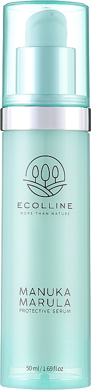 Ecolline Захисна живильна сироватка для обличчя з медом манука та олією марули Manuka Marula Protective Serum - фото N1
