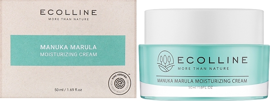 Ecolline Зволожувальний крем для обличчя з медом манука та олією марули Manuka Marula Moisturizing Cream - фото N2