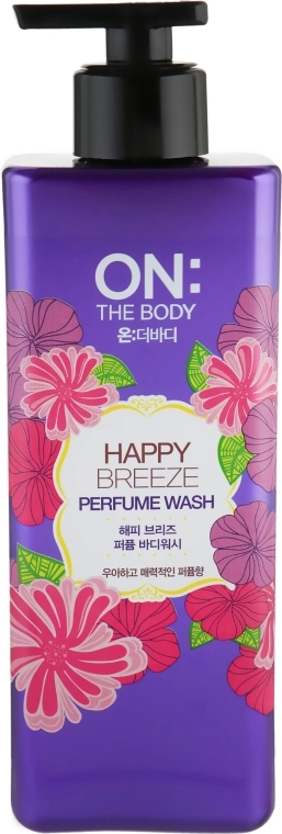 LG Household & Health Гель для душу парфумований On the Body Happy Breeze - фото N1