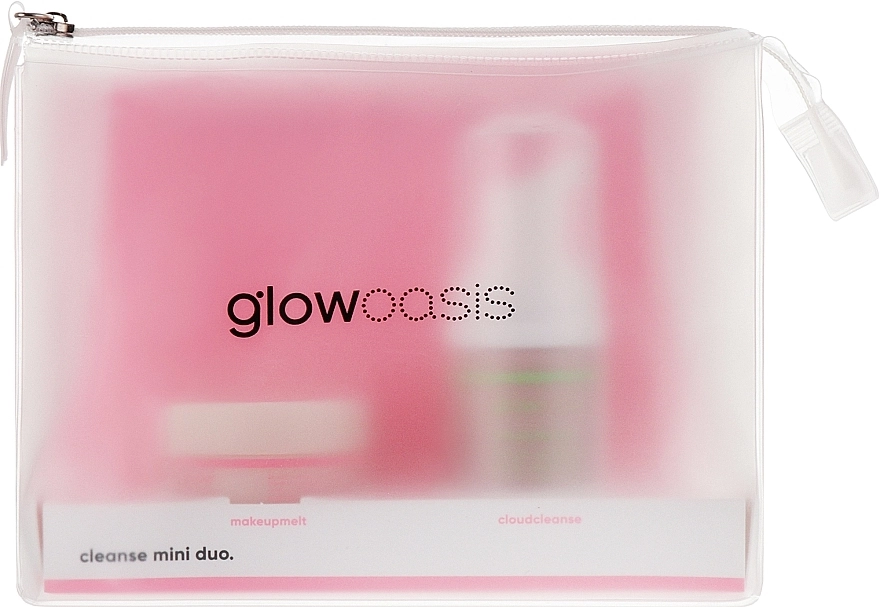 Glowoasis Набор для ухода за лицом Cleanse Mini Duo Skin Care Set (balm/15ml + foam/30ml + case) - фото N1