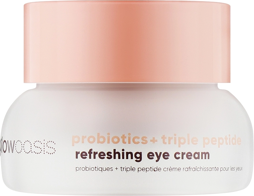Glowoasis Освіжаючий крем для шкіри навколо очей Probiotic + Triple Peptide Refreshing Eye Cream - фото N1