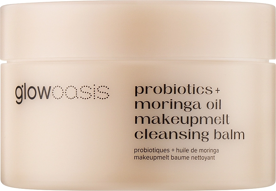 Glowoasis Очищающий бальзам для лица "Пробиотики + моринговое масло" Probiotics + Moringa Oil Makeupmelt Cleansing Balm - фото N1