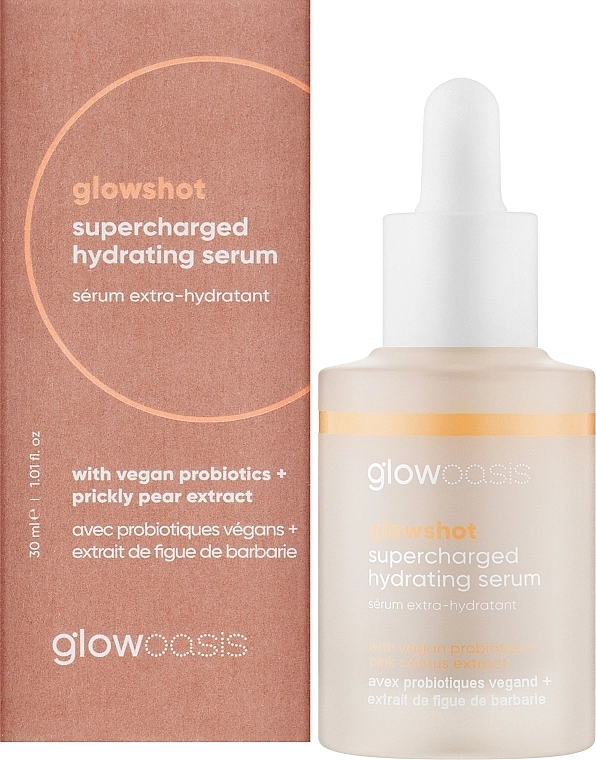 Glowoasis Увлажняющая сыворотка для лица Glowshot Supercharged Hydrating Serum - фото N2