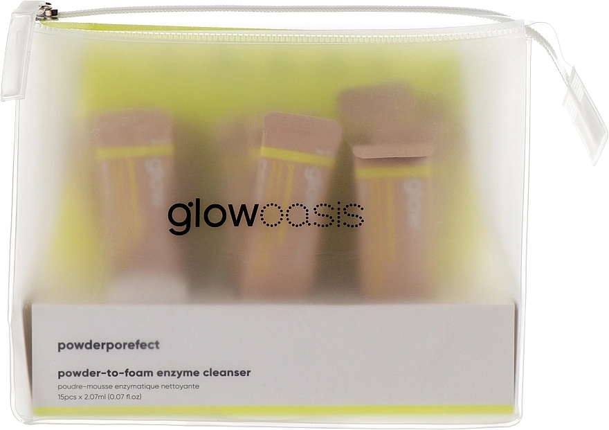 Glowoasis Энзимная пудра для умывания лица Powderporefect Powder-to-Foam Enzyme Cleanser Mini Set - фото N1