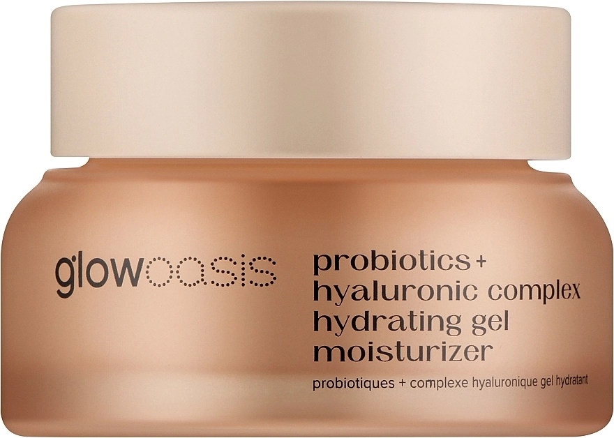 Glowoasis Інтенсивний зволожуючий гель для обличчя Probiotics + Hyaluronic Complex Hydrating Gel Moisturizer - фото N1