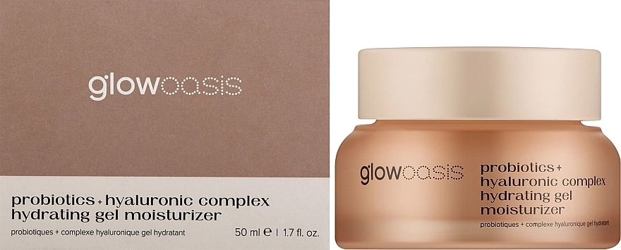 Glowoasis Интенсивный увлажняющий гель для лица Probiotics + Hyaluronic Complex Hydrating Gel Moisturizer - фото N2