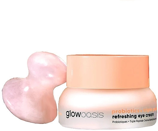 Glowoasis Набор Refreshing Eye Duo Kit (eye/cr/20ml + eye/massafer/1pc) - фото N1