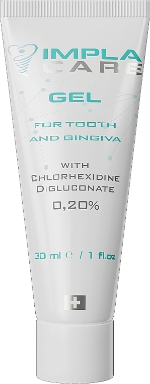 ImplaCare Гель для зубів та ясен з Біглюконатом Хлоргексидину 0,20 % ImplaCar - фото N1