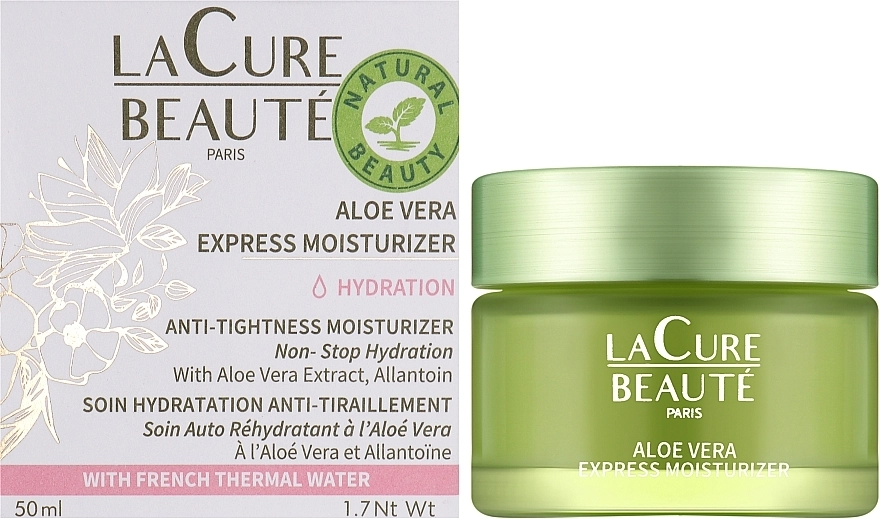 La Cure Beaute Гель для обличчя LaCure Beaute Aloe Vera Express Moisturizer - фото N2