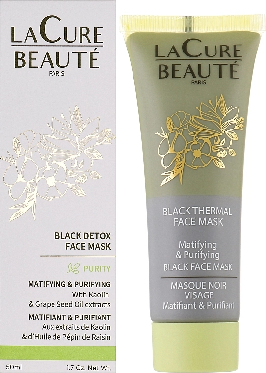 La Cure Beaute Маска для лица LaCure Beaute Black Thermal Face Mask - фото N2