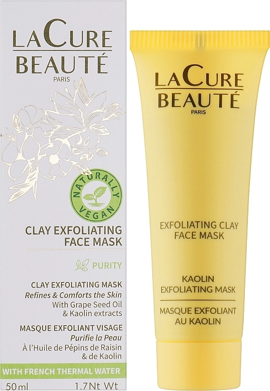 La Cure Beaute Очищаюча глиняна маска LaCure Beaute Clay Exfoliating Face Mask - фото N2