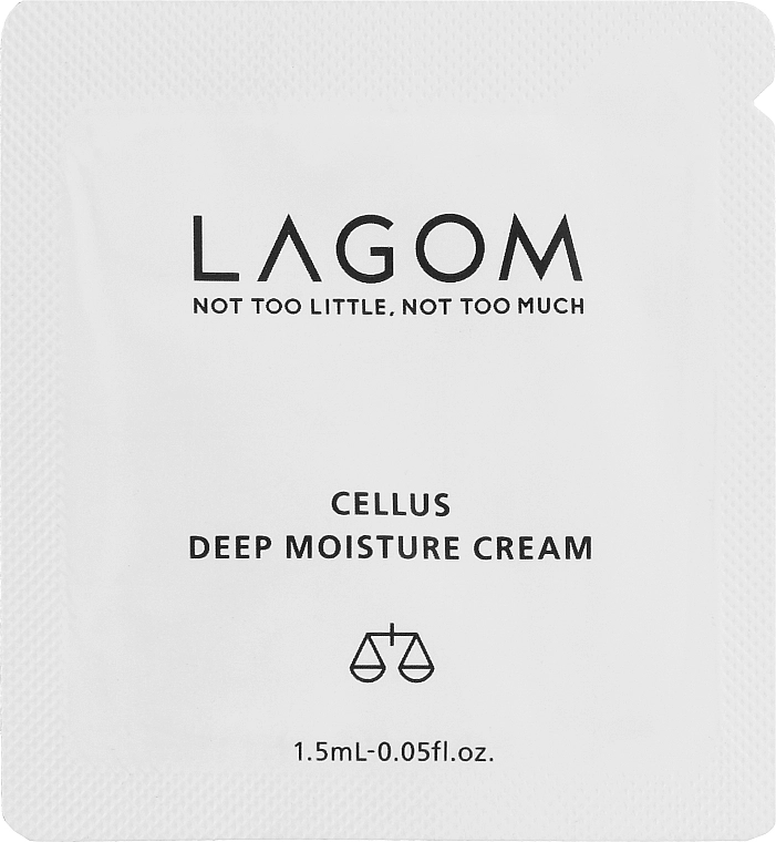 Lagom Крем увлажняющий с растительными стволовыми клетками Cellus Deep Moisture Cream (пробник) - фото N1