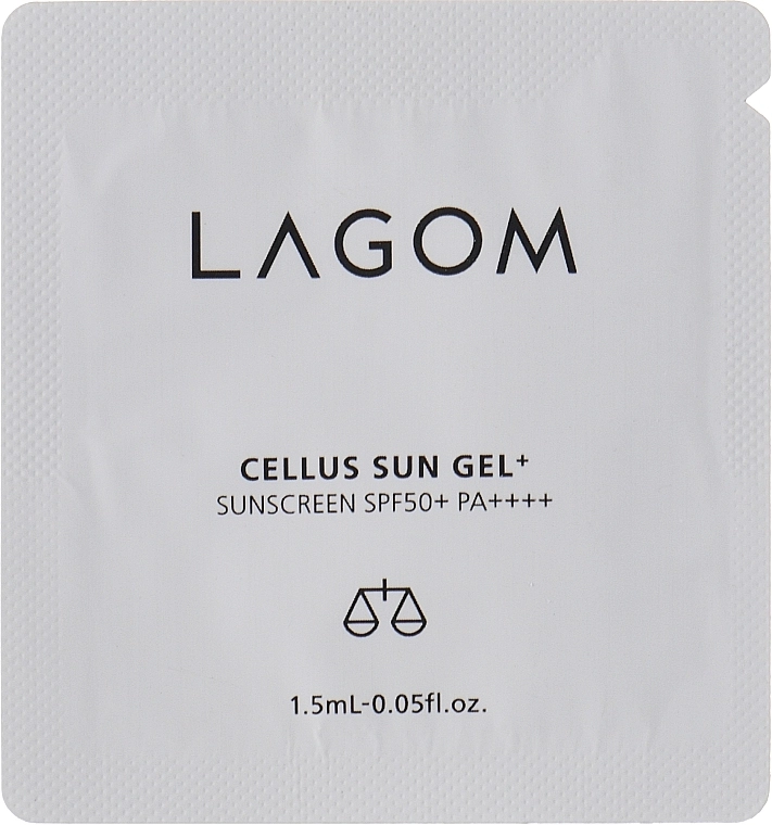 Lagom Солнцезащитный гель Cellus Sun Gel+ SPF50+ PA+++ (пробник) - фото N1