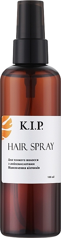 K.I.P. Спрей з амінокислотами для тонкого волосся "Відновлення кінчиків" Hair Spray - фото N1