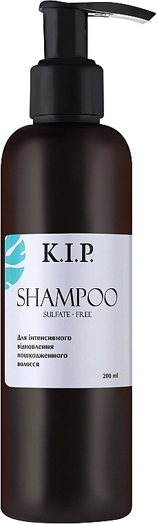 K.I.P. Бессульфатный шампунь для интенсивного восстановления поврежденных волос Shampoo - фото N1