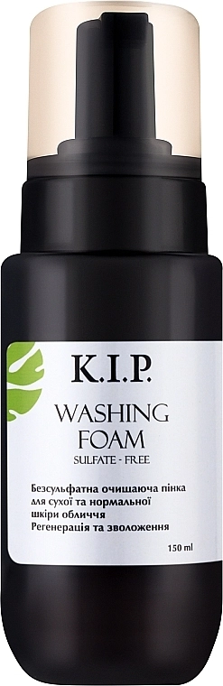 K.I.P. Безсульфатна очищуюча пінка "Регенерація та зволоження шкіри" Washing Foam - фото N1