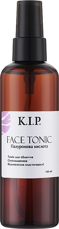 K.I.P. Тонік для обличчя "Гіалуронова кислота" Face Tonic - фото N1