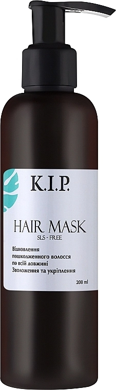 K.I.P. Маска для волосся "Зволоження та укріплення" Hair Mask - фото N1