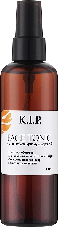 K.I.P. Тонік для обличчя "Ніацинамід та критмум морський" Face Tonic - фото N1
