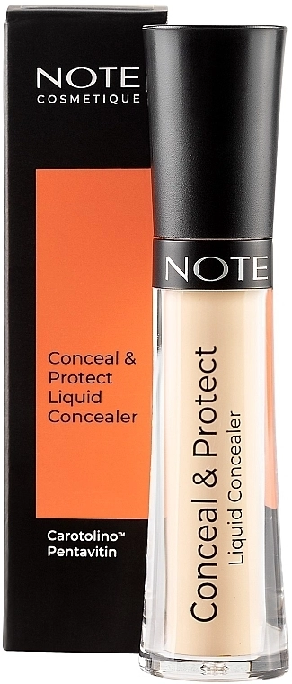 Note Conceal & Protect Liquid Concealer Жидкий консиллер для лица - фото N1