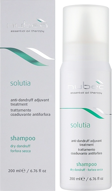 Nubea Шампунь для волос против сухой перхоти Solutia Shampoo Dry Dandruff - фото N2