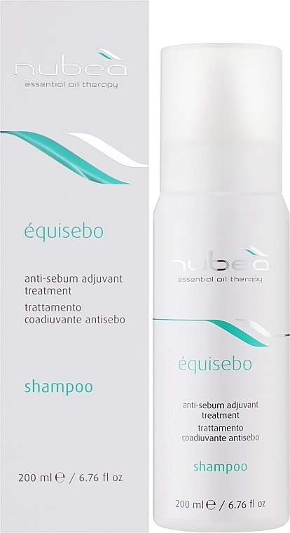 Nubea Себорегулирующий шампунь для волос Equisebo Anti-Sebum Adjuvant Shampoo - фото N2