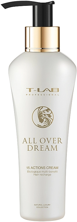 T-LAB Professional Багатофункціональний незмивний крем для волосся 15 в 1 All Over Dream - фото N1