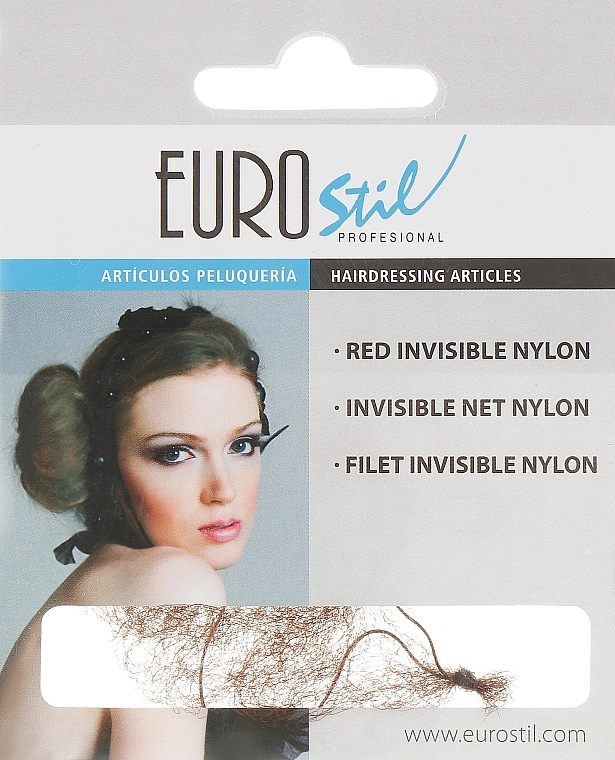 Eurostil Сеточка для волос нейлон, коричневая, 01046/76 - фото N1