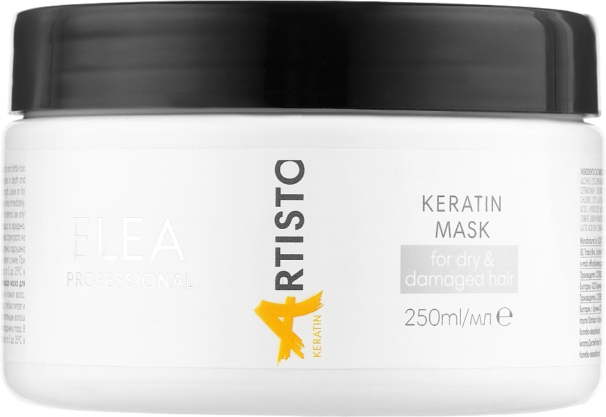 Elea Professional Маска для волос восстанавливающая с кератином Artisto Keratin Mask - фото N1