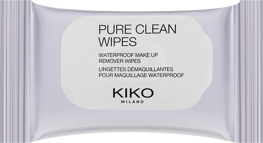 Kiko Milano Салфетки для снятия водостойкого макияжа Pure Clean Wipes - фото N1