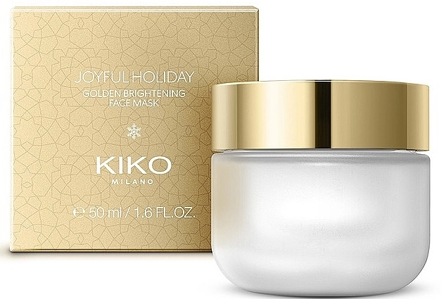 Kiko Milano Питательная и осветляющая гелевая маска для лица Joyful Holiday Golden Brightening Face Mask - фото N1