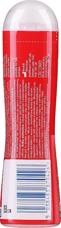Durex Інтимний гель-змазка зі смаком та ароматом полуниці (лубрикант) Play Saucy Strawberry - фото N3