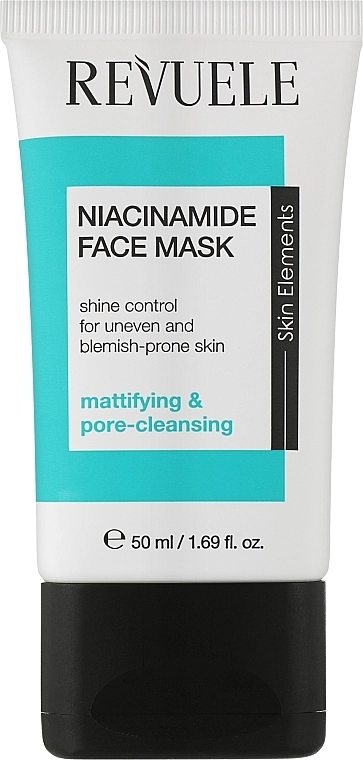 Маска для обличчя з ніацинамідом - Revuele Niacinamide Face Mask, 50 мл - фото N1