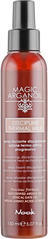 Nook Термоактивне молочко-сперй для гладкості волосся Magic Arganoil Disciplining Thermal Milk - фото N2