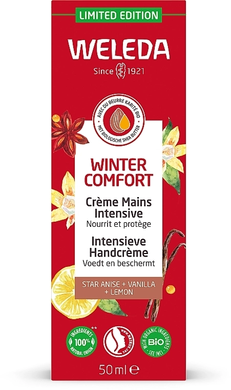 Weleda Інтенсивний крем для рук "Зимний Комфорт" Winter Comfort Intensive Hand Cream - фото N3