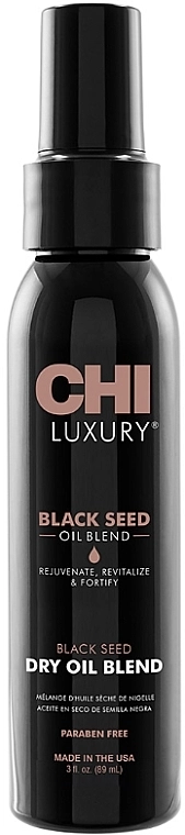 Масло черного тмина для волос - CHI Luxury Black Seed Oil Blend Dry Oil, 89 мл - фото N1