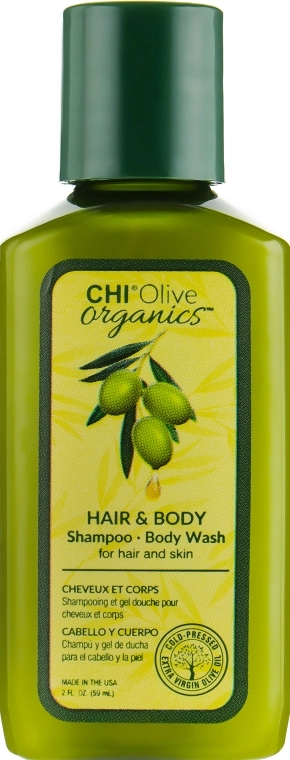 CHI Шампунь для волосся і тіла, з оливою Olive Organics Hair And Body Shampoo Body Wash - фото N1