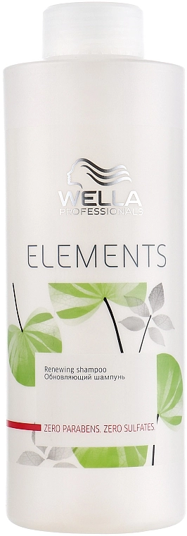 Обновляющий шампунь - WELLA Elements Renewing Shampoo, 1000 мл - фото N1
