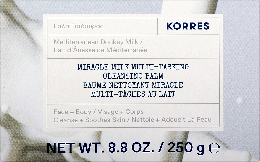 Korres Мыло с ослиным молоком Mediterranean Donkey Milk Miracle Milk Multi-Tasking Cleansing Balm - фото N1