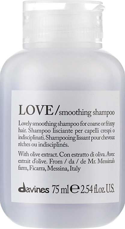 Davines Разглаживающий завиток шампунь Love Lovely Smoothing Shampoo - фото N1