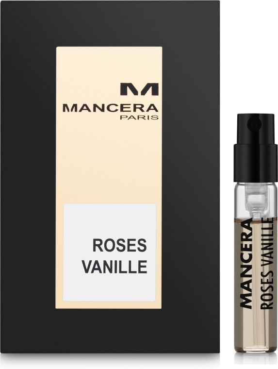 Парфюмированная вода женская - Mancera Roses Vanille, пробник, 2 мл - фото N1