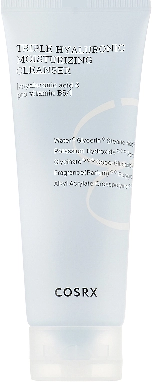 CosRX Увлажняющая пенка для умывания Hydrium Triple Hyaluronic Moisture Cleanser - фото N2